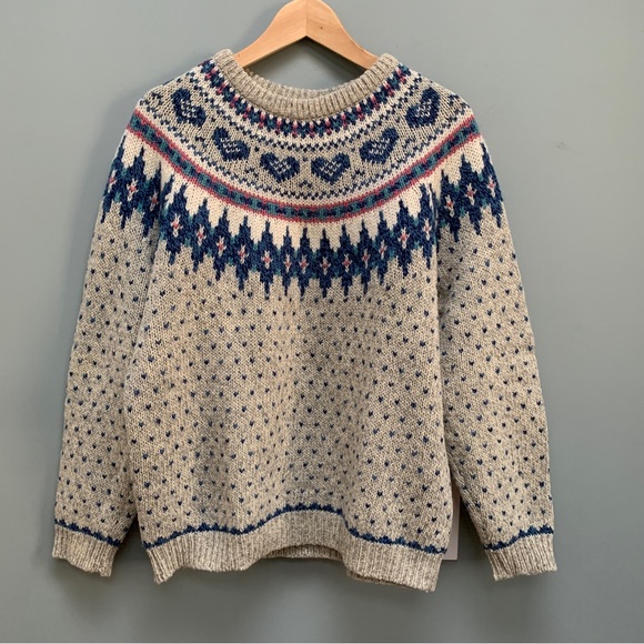 Vintage Woolrich Fair Isle Wool Sweater - Picture 2 of 6